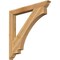Ekena Millwork Imperial Traditional Rough Sawn Bracket, Western Red Cedar, 4"W x 40"D x 40"H BKT04X40X40IMP01RWR - alternate 1